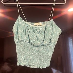 L.A. Hearts green crop top